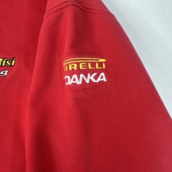 Vintage Ferrari Racing Crewneck Doyle Risi 90s Sweatshirt Red Size Lg Time Out - Picture 4 of 10